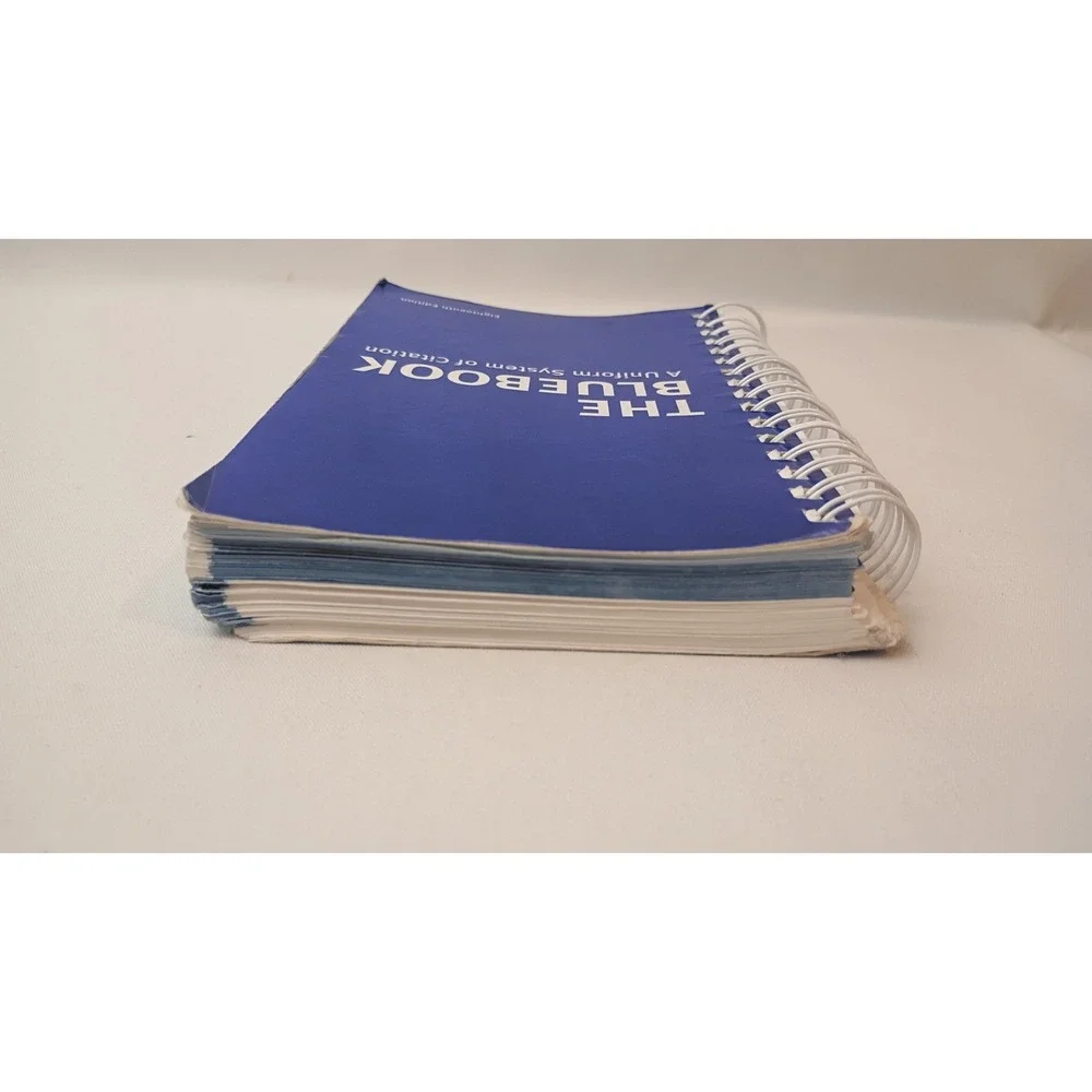 The Bluebook Uniform System of Citation 18th Edition Spiral Bound Paperback